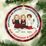 Custom Name Christmas Friendship Gifts for Women - Personalized Ornament