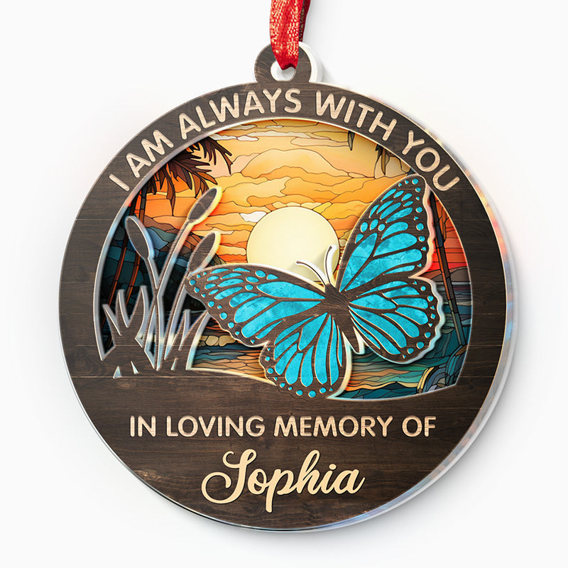 We Miss You Every Day - Memorial Personalized Custom Suncatcher Ornament - Acrylic Round Shaped - Christmas Gift, Sympathy Gift For Family Members
