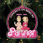 Custom Name Christmas Gifts for Best Friends - Personalized Ornament