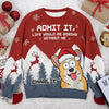 Oh Christmas Treats - Dog & Cat Personalized Custom Ugly Sweatshirt - Unisex Wool Jumper - Christmas Gift For Pet Owners, Pet Lovers