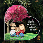 Custom Family Name Christmas Gifts - Personalized Ornament