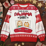 Custom Name Christmas Pajama Gifts - Personalized Sweatshirt