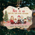 Custom Name Family Christmas Gifts - Personalized Ornament