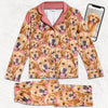 Custom Photo Live Love Bark - Dog & Cat Personalized Custom Face Photo Pajamas - Gift For Pet Owners, Pet Lovers