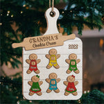 Custom Name Grandma's Cookie Crew Christmas Gifts - Personalized Ornament