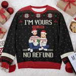 Custom Name Funny Christmas Couple Gifts - Personalized Sweatshirt