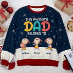 Custom Name Christmas Gifts for Dad - Personalized Sweatshirt