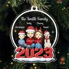 It's The Most Wonderful Time Of The Year - Family Personalized Custom Ornament - Acrylic Custom Shaped - Christmas Gift For Family Members