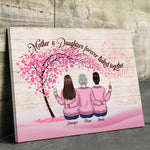 Custom Name Mother and Daughters Gifts - Personalized Canvas