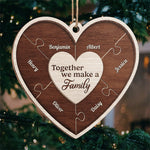Custom Name Family Christmas Gifts - Personalized Ornament