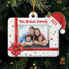 Custom Photo Family Makes This House A Home - Family Personalized Custom Ornament - Acrylic Custom Shaped - Christmas Gift For Family Members