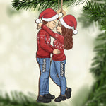 Custom Name Christmas Couple Gifts - Personalized Ornament