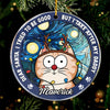 Dear Santa, I Tried To Be Good - Cat Personalized Custom Ornament - Acrylic Round Shaped - Christmas Gift For Pet Owners, Pet Lovers