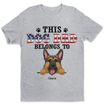 Custom Name German Shepherd Dog Dad Gifts - Personalized Apparel
