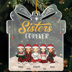 Custom Name Christmas Gifts for Sisters - Personalized Ornament
