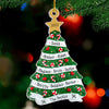 Our Warmth & Happiness - Family Personalized Custom Ornament - Acrylic Christmas Tree Shaped - Christmas Gift For Family Members