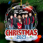 Custom Photo Christmas Family Gifts - Personalized Ornament
