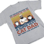 Custom Name Funny Cat Dad Gifts - Personalized Apparel