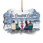 Custom Name Family Christmas Gifts for Parents - Personalized Ornament