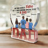 It Takes Someone Special To Be A Dad - Family Personalized Custom Shaped Acrylic Plaque - Father's Day, Birthday Gift For Dad