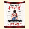 I'm Addicted To You - Couple Personalized Custom Blanket - Christmas Gift For Husband Wife, Anniversary
