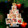 Custom Photo Happy First Christmas - Dog & Cat Personalized Custom Ornament - Acrylic Custom Shaped - Christmas Gift For Pet Owners, Pet Lovers