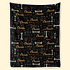 Too Cute To Be Grounded - Dog Personalized Custom Blanket - Gift For Pet Owners, Pet Lovers