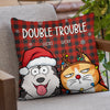 We Rule The House - Dog & Cat Personalized Custom Pillow - Christmas Gift For Pet Owners, Pet Lovers