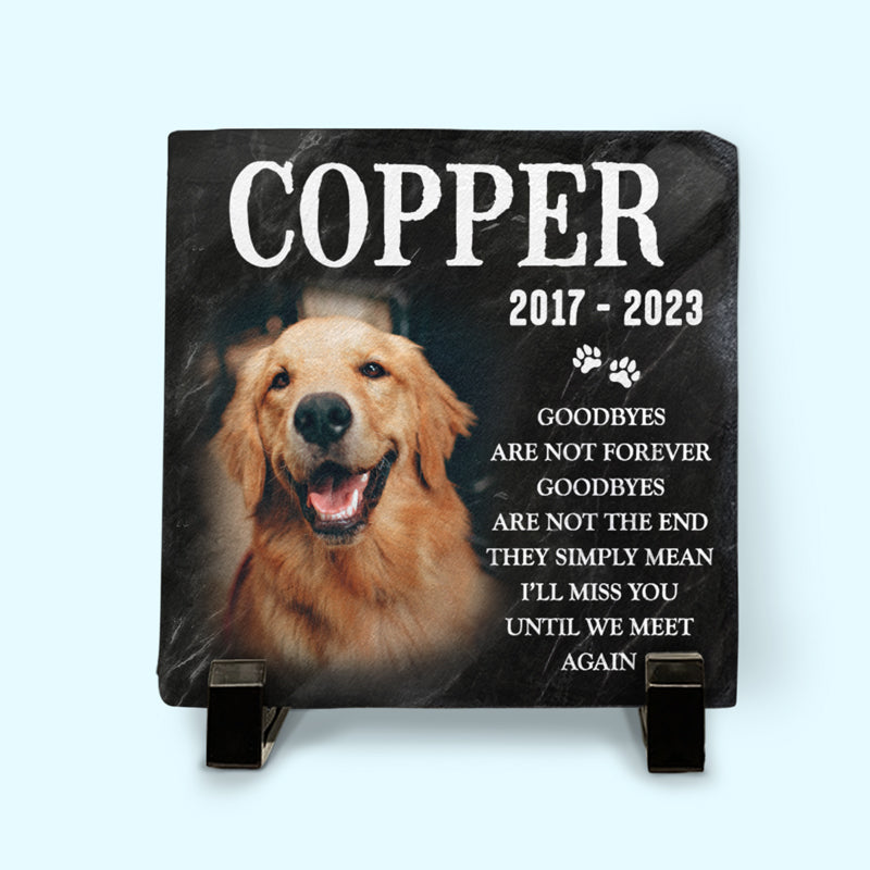 Custom Pet Photo Memorial Dog Gifts - Personalized Memorial Stone