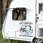 Custom Making Memories One Campsite at a Time Camping Decor - Personalized Decal