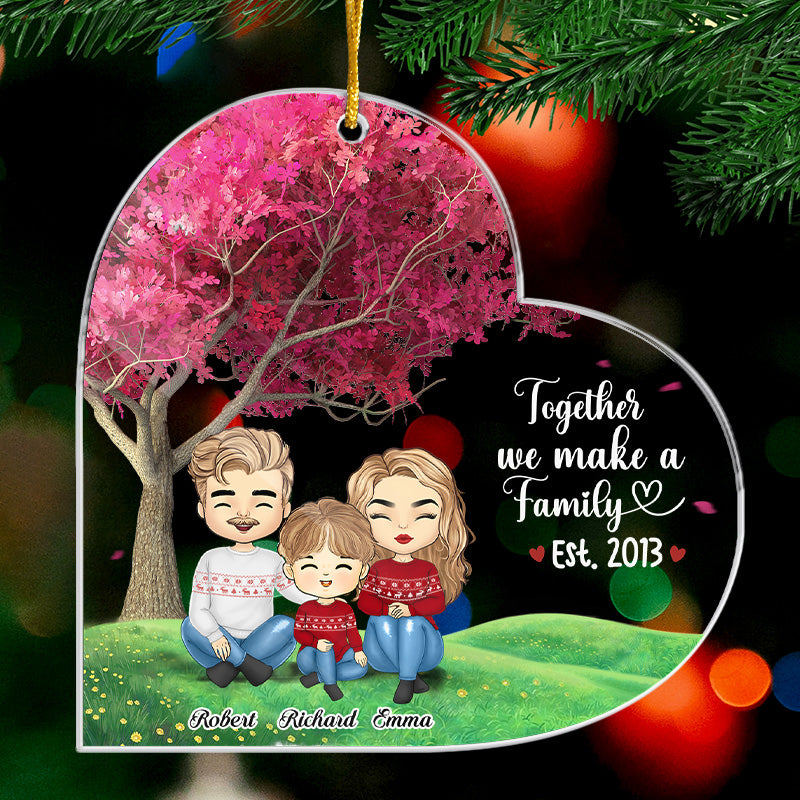Custom Family Name Christmas Gifts - Personalized Ornament