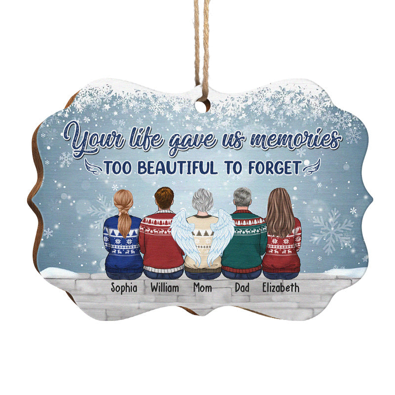 Custom Name Memorial Family Christmas Gifts - Personalized Ornament
