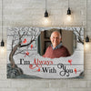 Custom Photo Until We Meet Again - Memorial Personalized Custom Horizontal Canvas - Sympathy Gift For Family Members