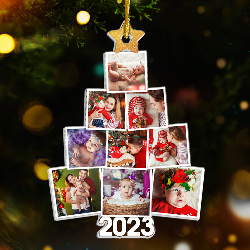 Custom Photo Grandparents Grandkids The Perfect Christmas Tree - Family Personalized Custom Ornament - Acrylic Custom Shaped - Christmas Gift For Grandma, Grandpa