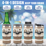 Custom Name Dad Gifts for Father - Personalized Can Cooler