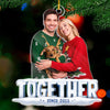 Custom Photo Together Since - Couple Personalized Custom Ornament - Acrylic Custom Shaped - Christmas Gift For Husband Wife, Anniversary