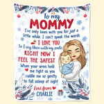 Custom Name Mommy Gifts for Moms - Personalized Blanket