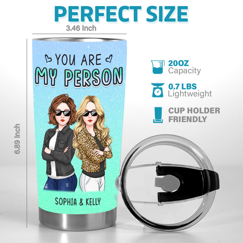 Custom Name Best Friend Gifts for Women - Personalized Tumbler