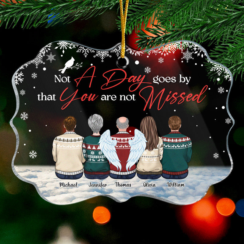 Custom Name Memorial Christmas Gifts for Family - Personalized Ornament