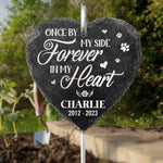 Custom Pet Memorial Name Garden Decor - Personalized Garden Slate