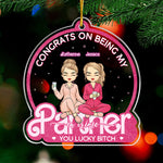 Custom Name Christmas Gifts for Best Friends - Personalized Ornament