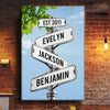 My Family Is My Everything - Family Personalized Custom Vertical Canvas - Gift For Family Members