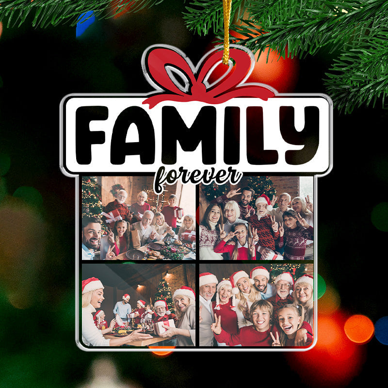 Siblings Forever - Family Personalized Custom Ornament - Acrylic Custom Shaped - Christmas Gift For Family Members