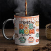 Life Is Better With Fur Friends - Dog & Cat Personalized Custom 3D Inflated Effect Printed Accent Mug - Gift For Pet Owners, Pet Lovers