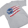 July Sunflower Mimi - Family Personalized Custom Unisex T-shirt, Hoodie, Sweatshirt - 4th Of July, Birthday Gift For Grandma