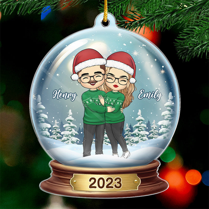 You Stole My Heart - Couple Personalized Custom Ornament - Acrylic Custom Shaped - Christmas Gift For Husband Wife, Anniversary