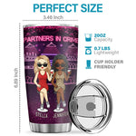 Custom Partners in Crime Best Friend Gifts - Personalized Tumbler