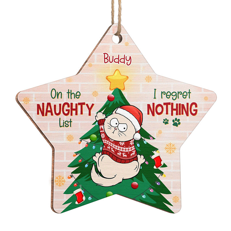 Cat Is Only One Star In This House - Cat Personalized Custom Ornament - Wood Custom Shaped - Christmas Gift For Pet Owners, Pet Lovers