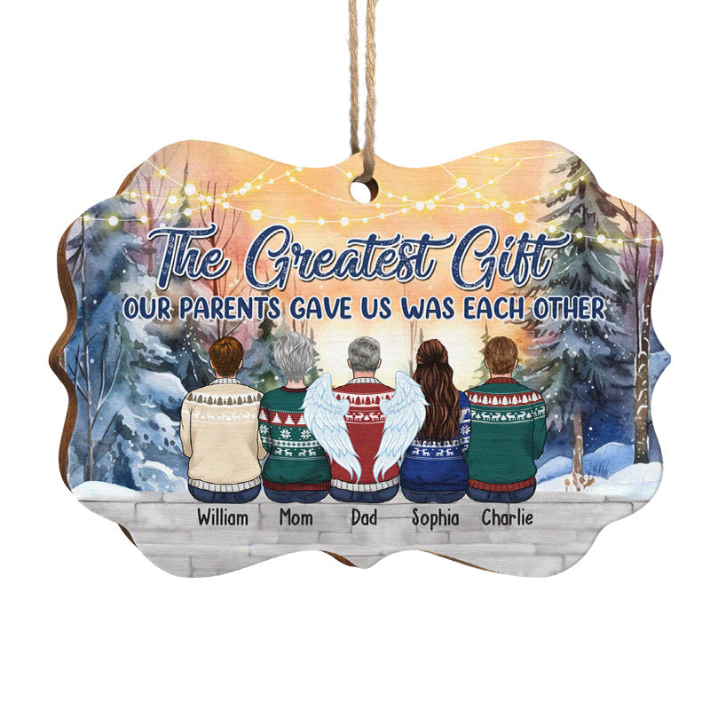 Custom Family Christmas Keepsake Gifts - Personalized Ornament