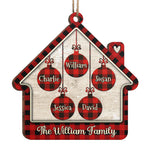 Custom Name Christmas Family Gifts - Personalized Ornament